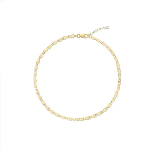 10K Gold Valentino-Style Chain Anklet