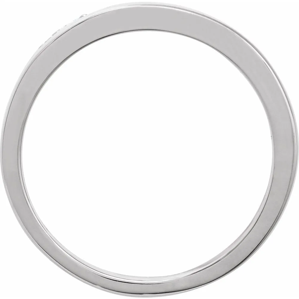 14K Gold 1/3 CTW Natural Diamond Tapered Ring