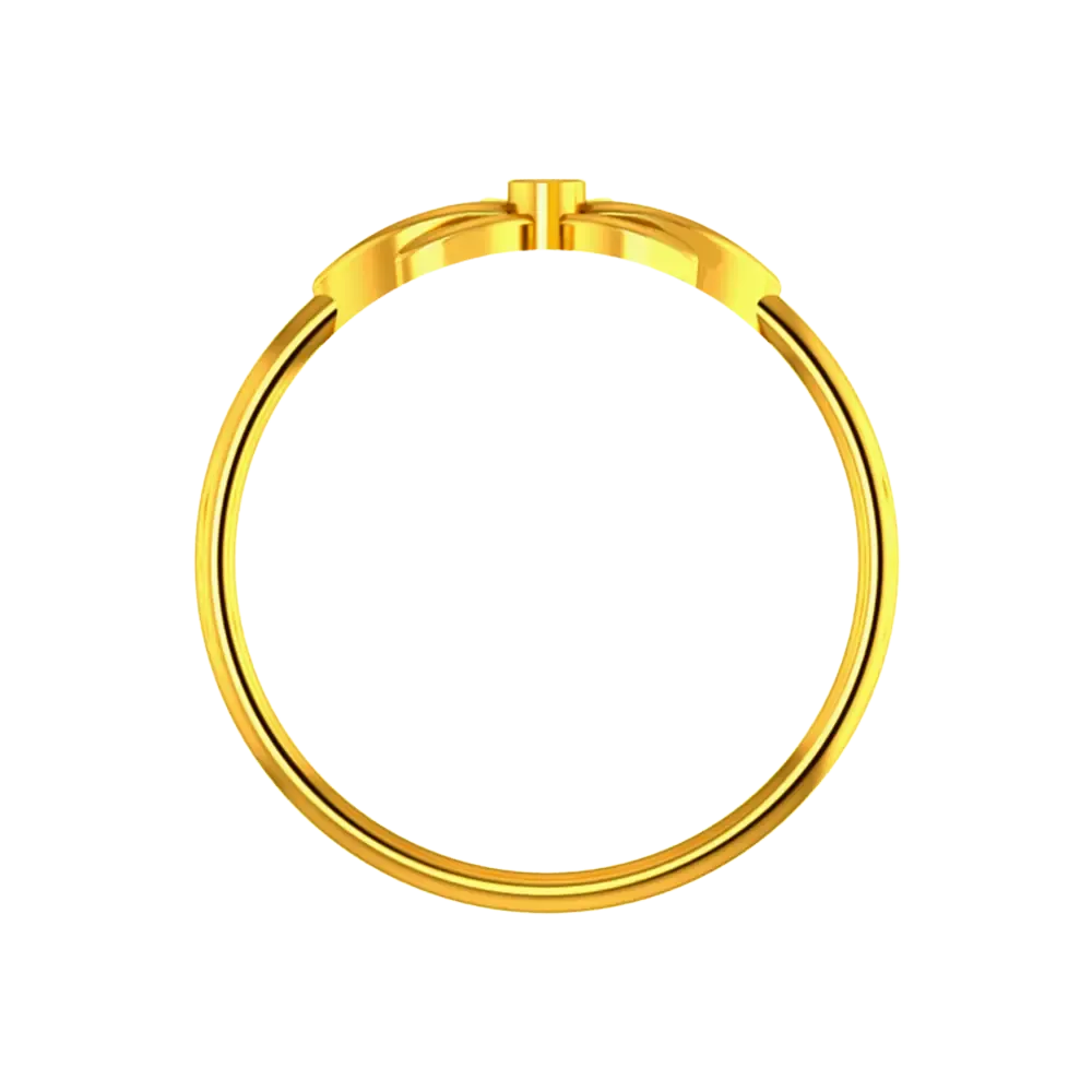 14k Gold Ring With A Beautiful Floral Pattern
