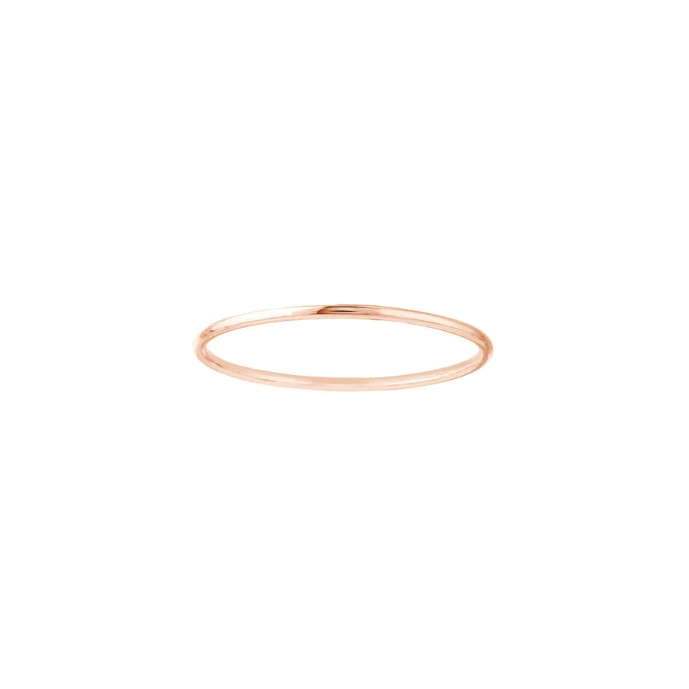 14K Gold Stackable Wire Ring