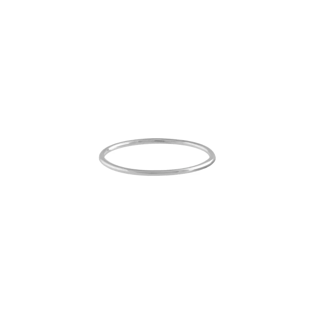14K Gold Stackable Wire Ring