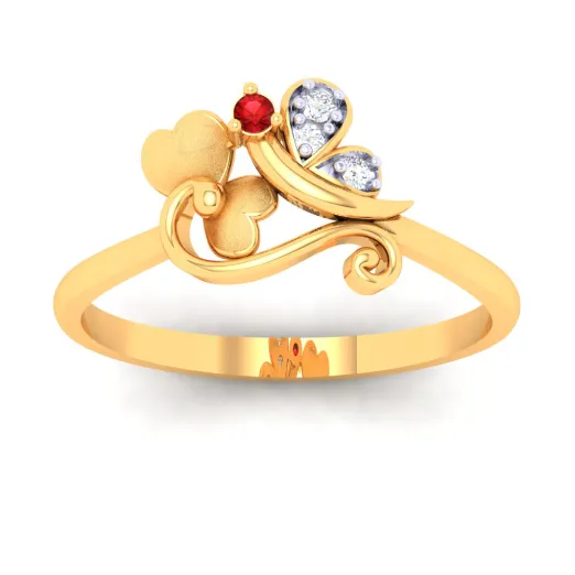 14k Uniquely Designed Gold Ring From The Amazea Collection