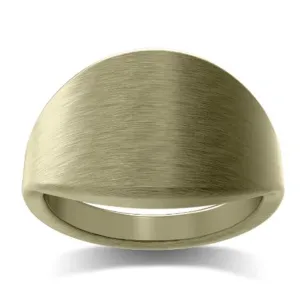 14K Yellow Gold 'The Classic'  Cigar Signet Ring