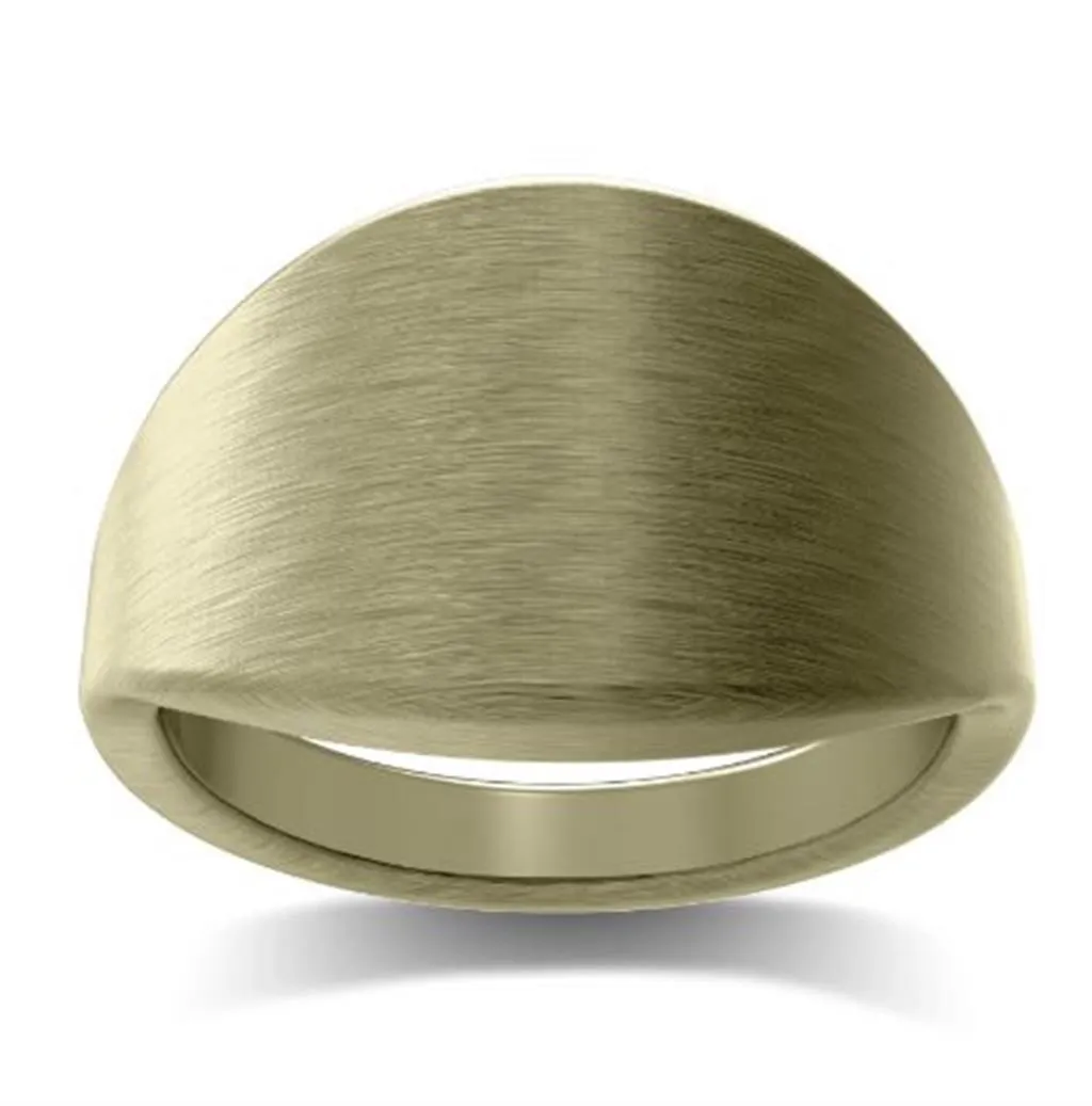 14K Yellow Gold 'The Classic'  Cigar Signet Ring