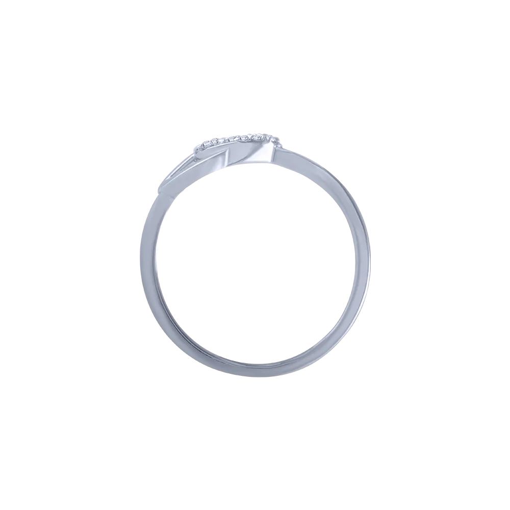 14KT (585) White Gold And Diamond Ring For Women