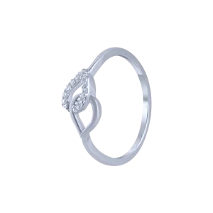 14KT (585) White Gold And Diamond Ring For Women