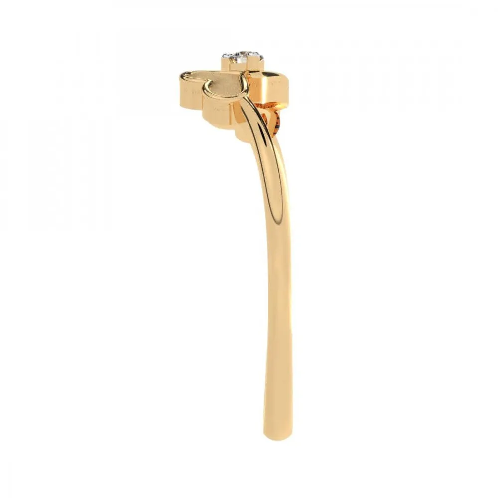 14KT (585) Yellow Gold Ring For Women