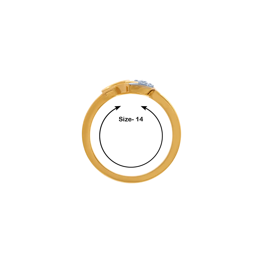 14KT (585) Yellow Gold Ring For Women