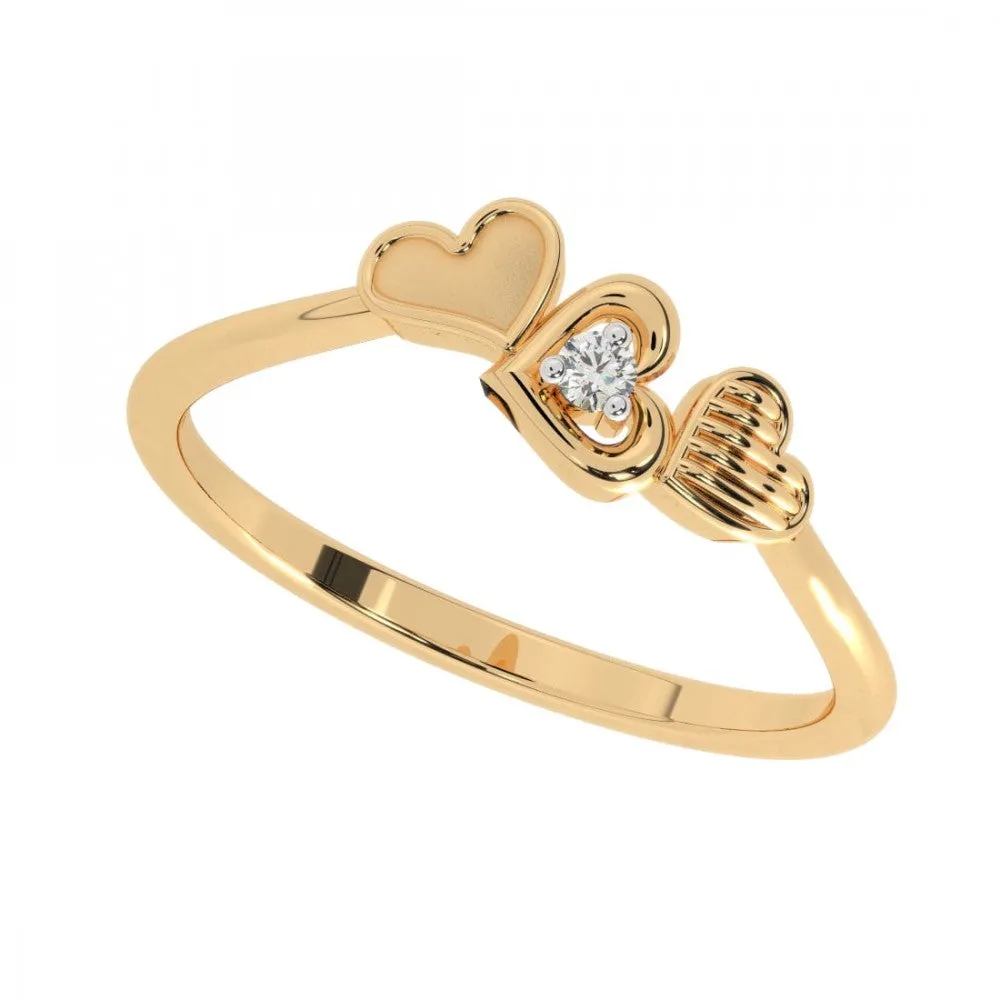 14KT (585) Yellow Gold Ring For Women