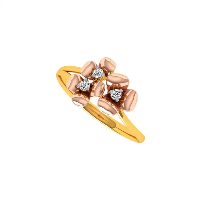 14KT (585) Yellow Gold Ring For Women
