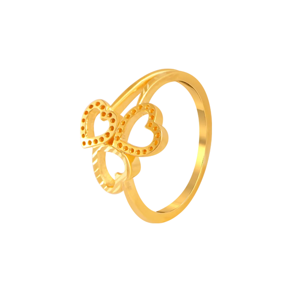 14KT (585) Yellow Gold Ring For Women