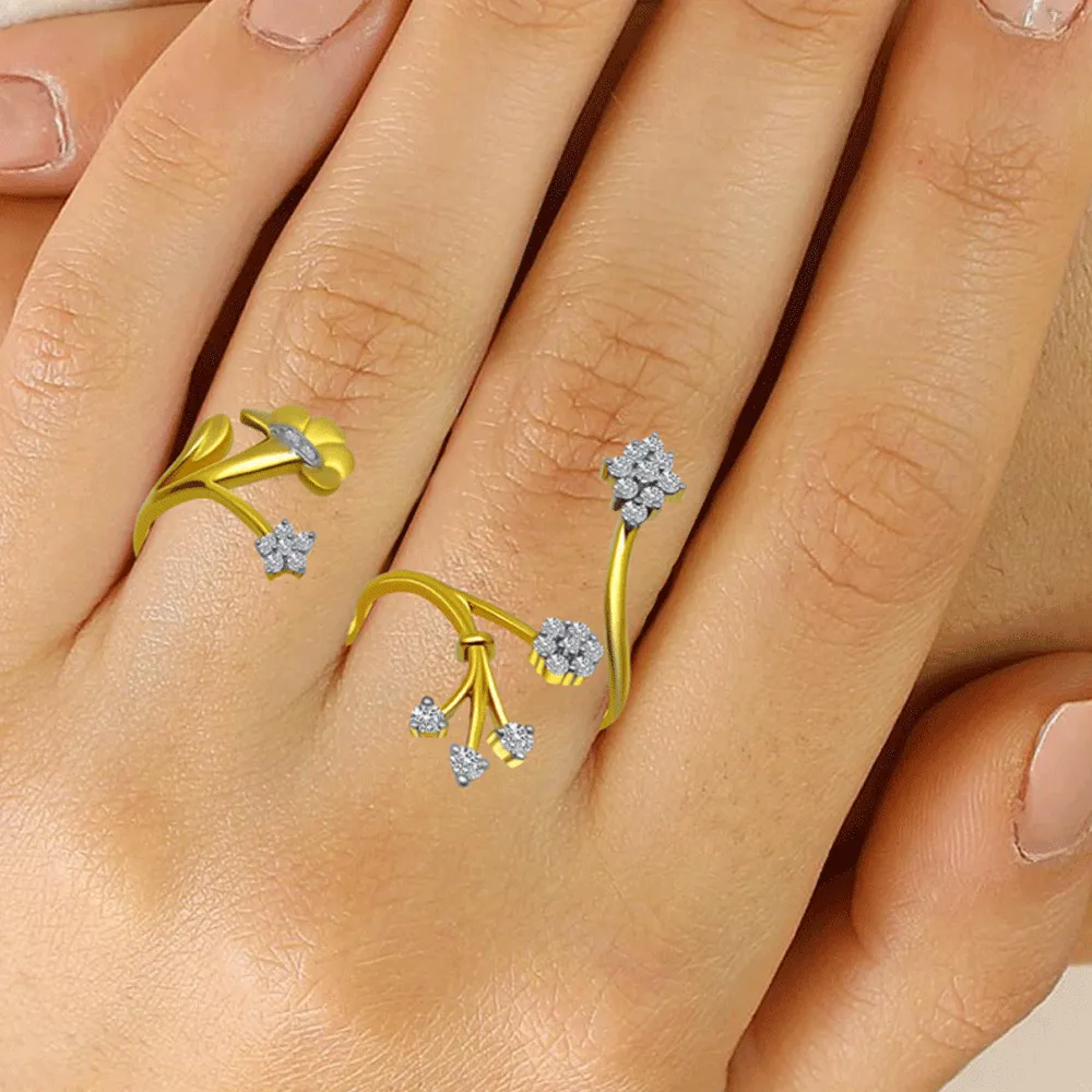 14KT (585) Yellow Gold Ring For Women