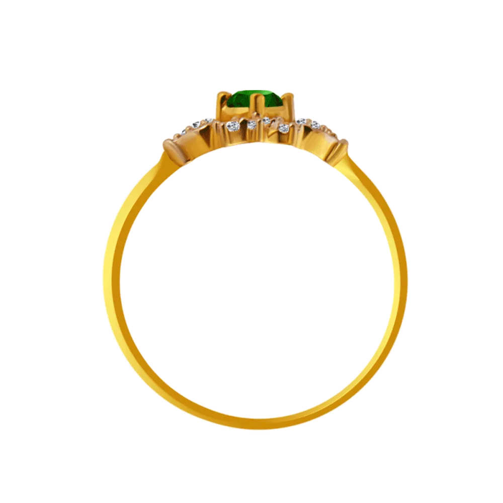 14KT (585) Yellow Gold Ring For Women