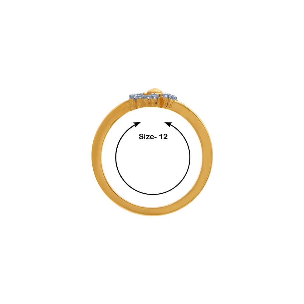 14KT (585) Yellow Gold Ring For Women