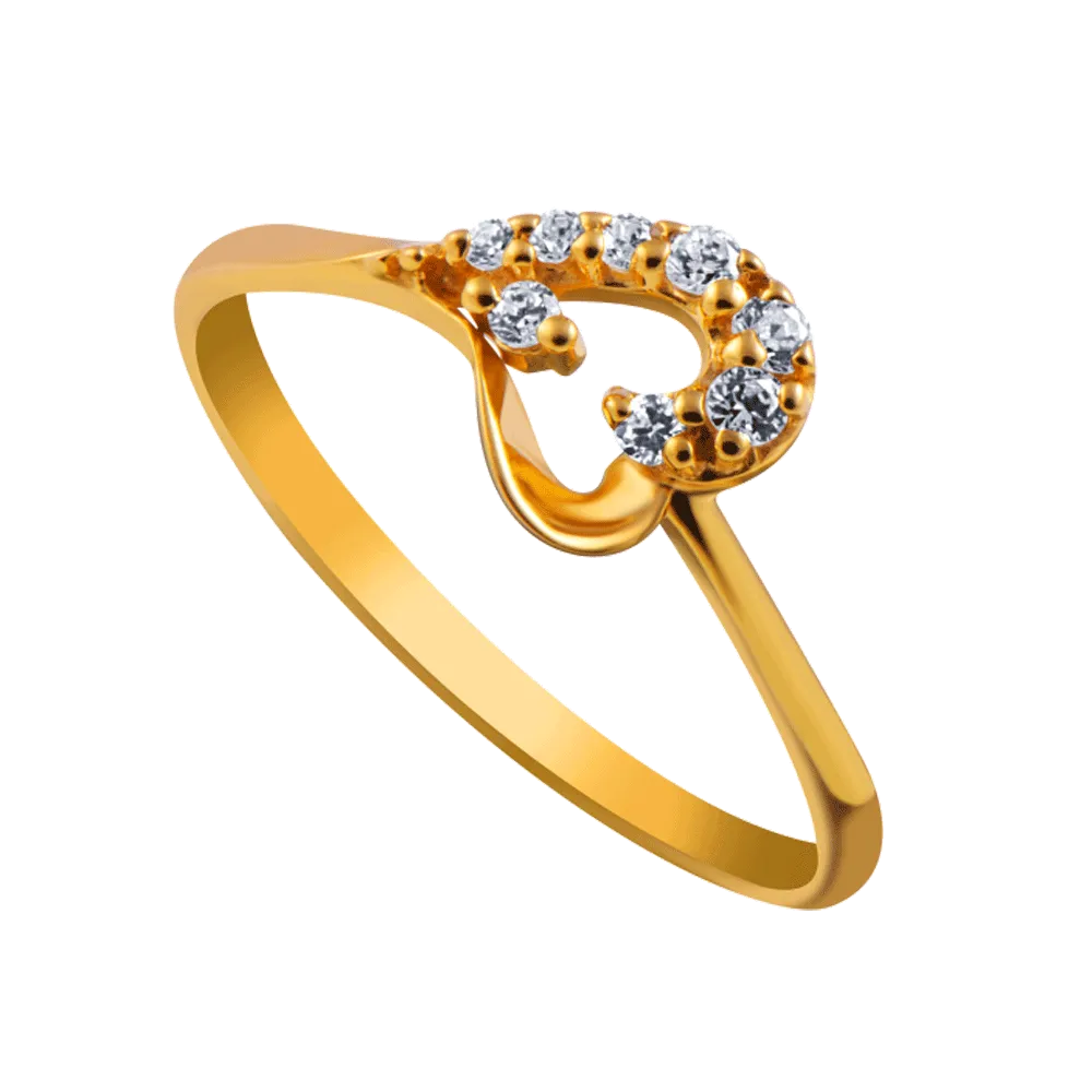 14KT (585) Yellow Gold Ring For Women