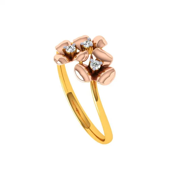 14KT (585) Yellow Gold Ring For Women