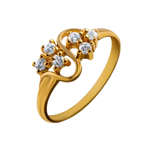 14KT (585) Yellow Gold Ring For Women