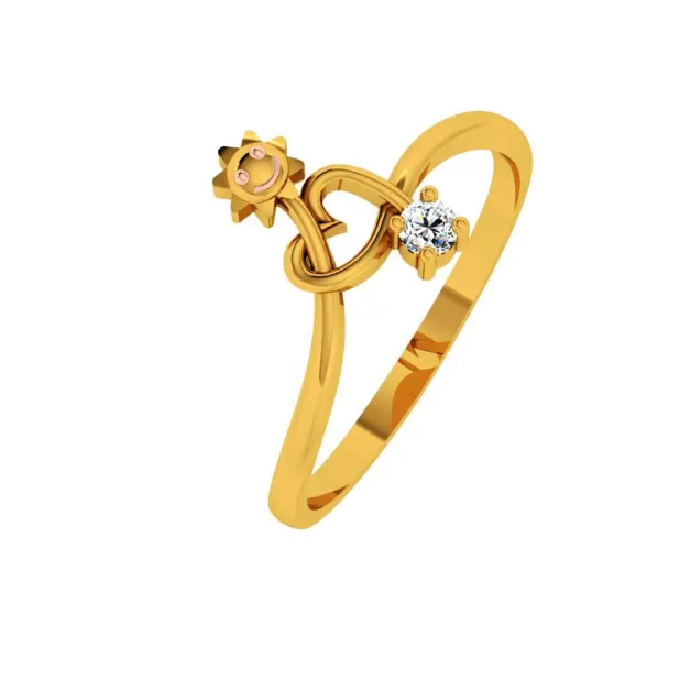 14KT (585) Yellow Gold Ring For Women
