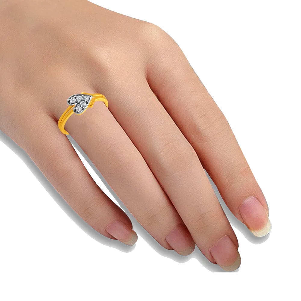 14KT (585) Yellow Gold Ring For Women