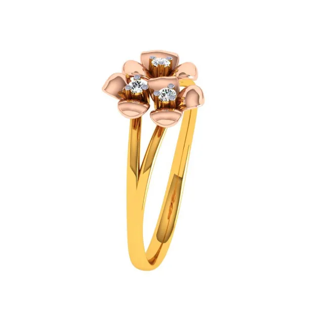 14KT (585) Yellow Gold Ring For Women