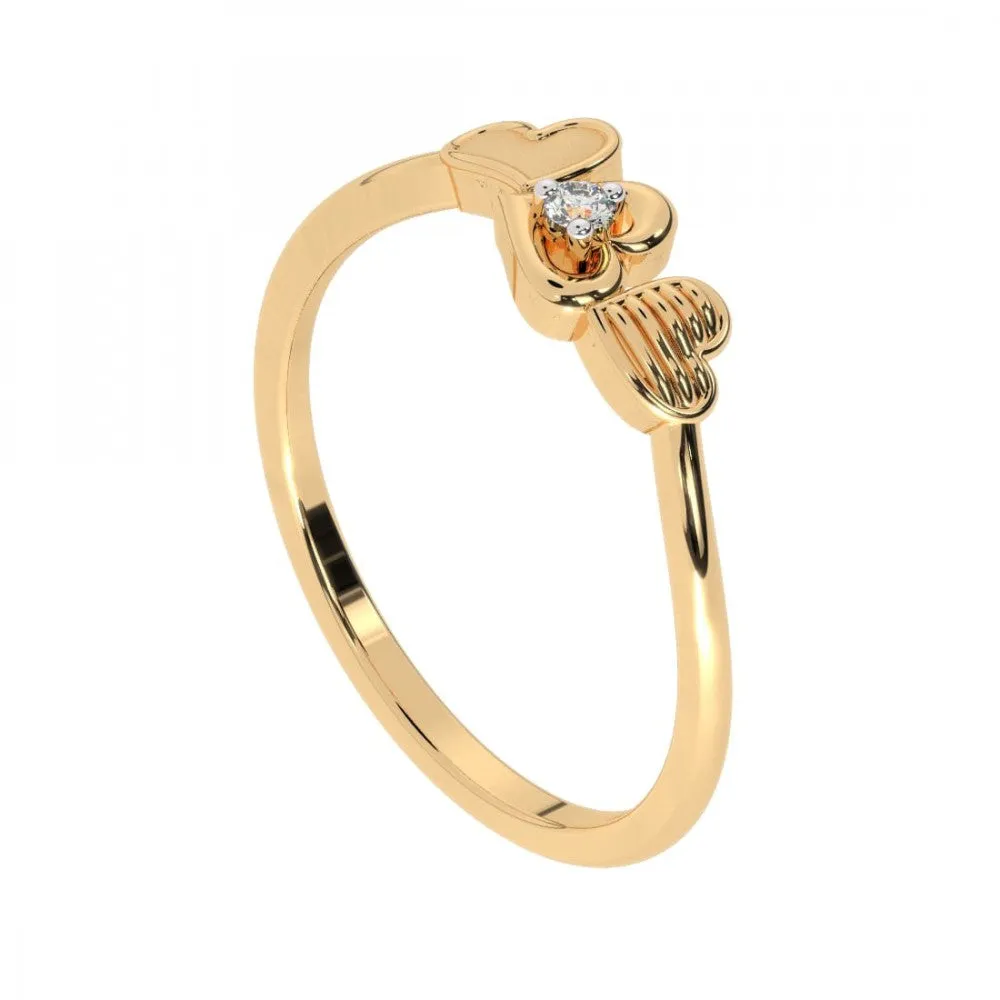 14KT (585) Yellow Gold Ring For Women