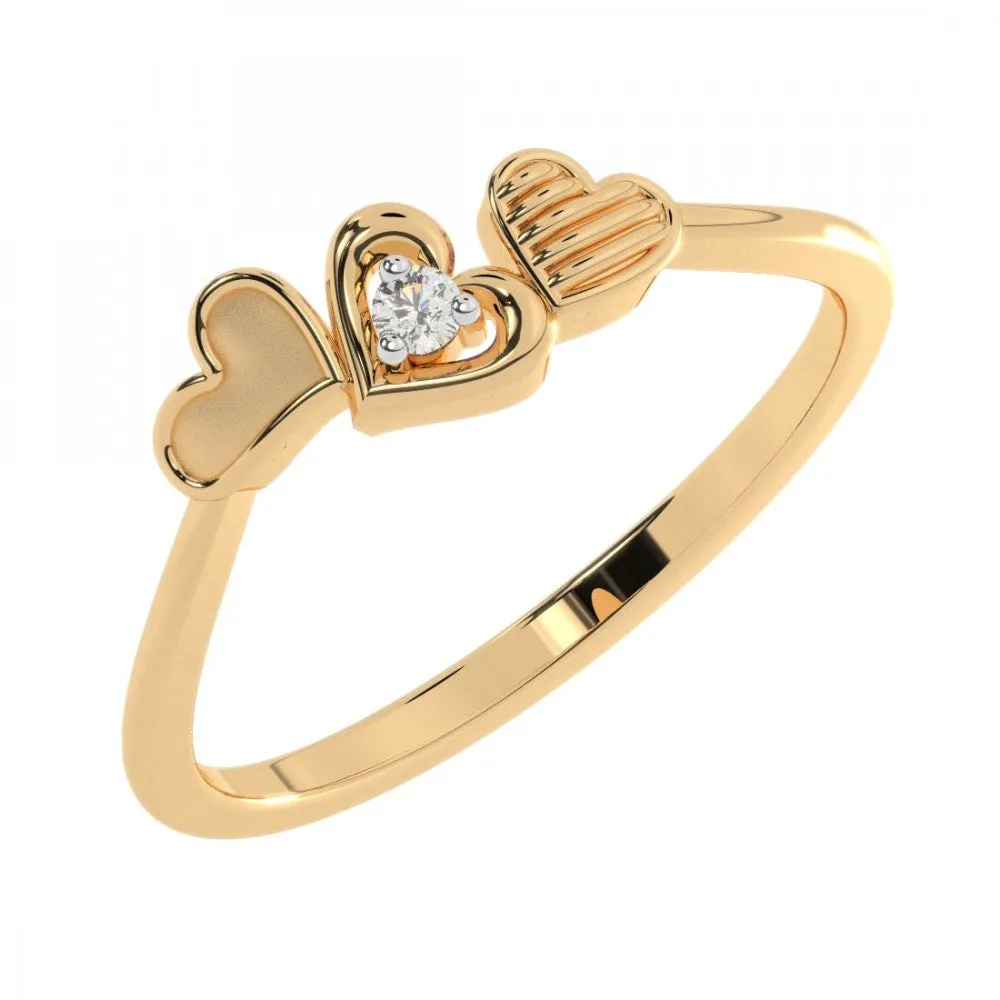 14KT (585) Yellow Gold Ring For Women
