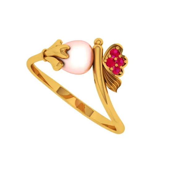 14KT (585) Yellow Gold Ring For Women