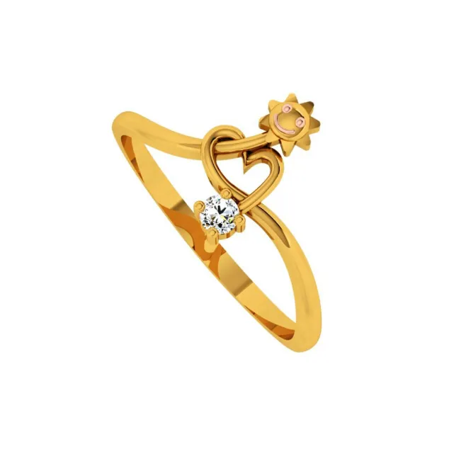 14KT (585) Yellow Gold Ring For Women