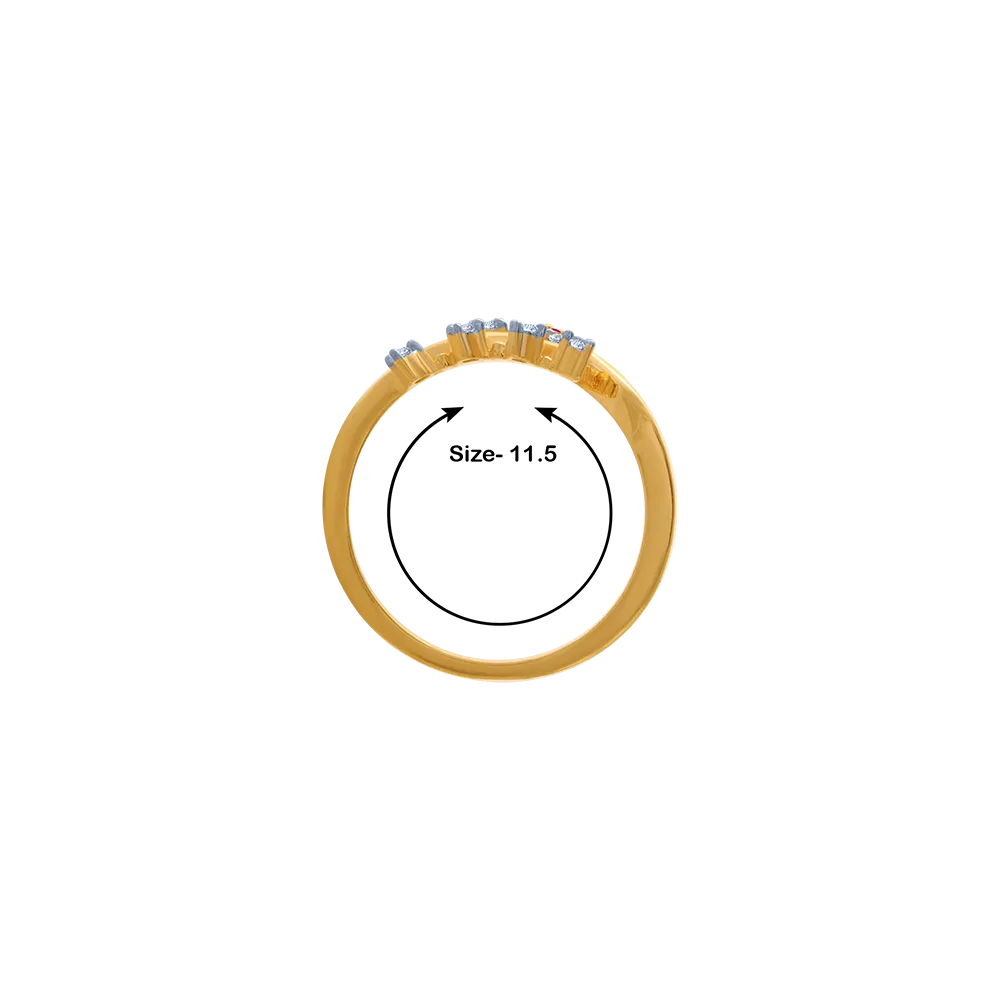 14KT (585) Yellow Gold Ring For Women