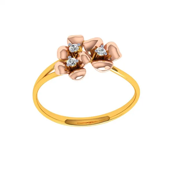 14KT (585) Yellow Gold Ring For Women