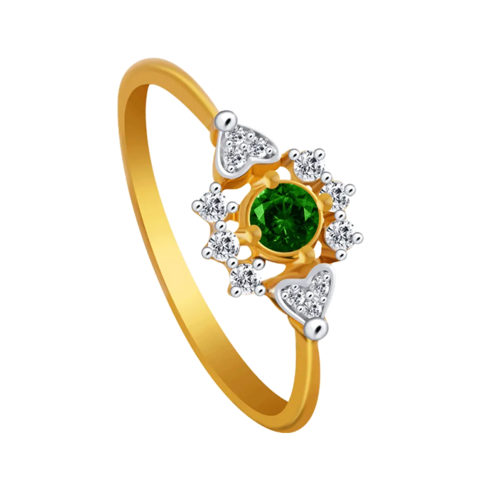 14KT (585) Yellow Gold Ring For Women