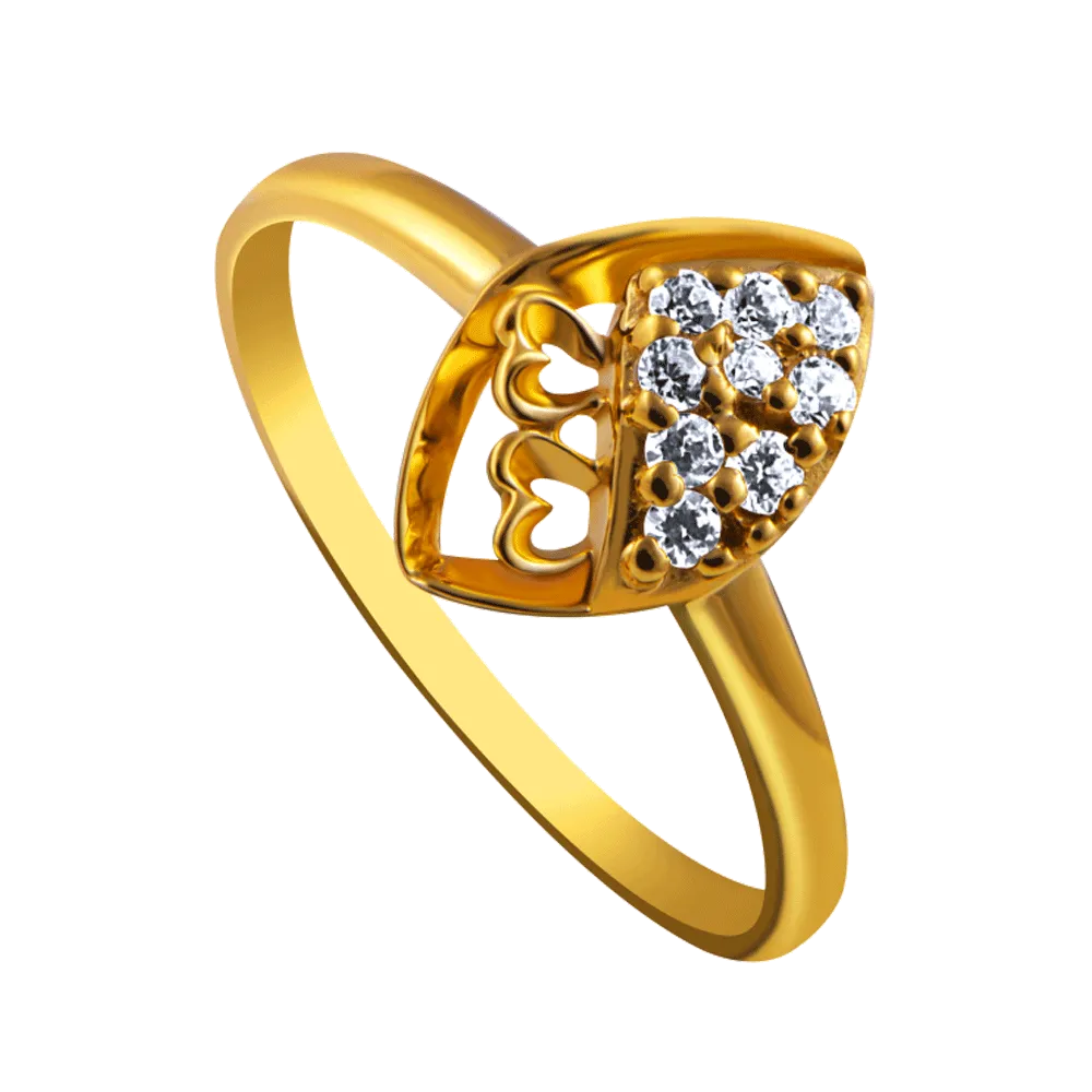 14KT (585) Yellow Gold Ring For Women