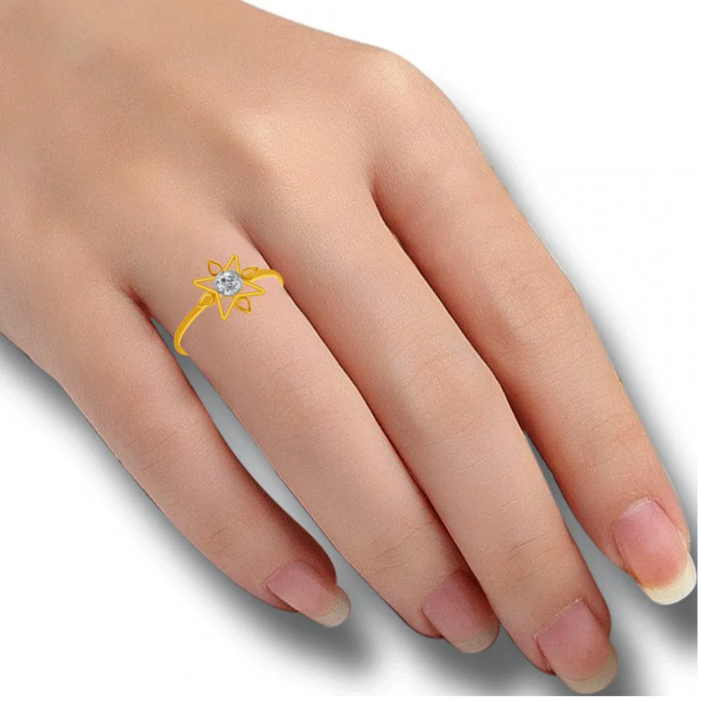 14KT (585) Yellow Gold Ring For Women