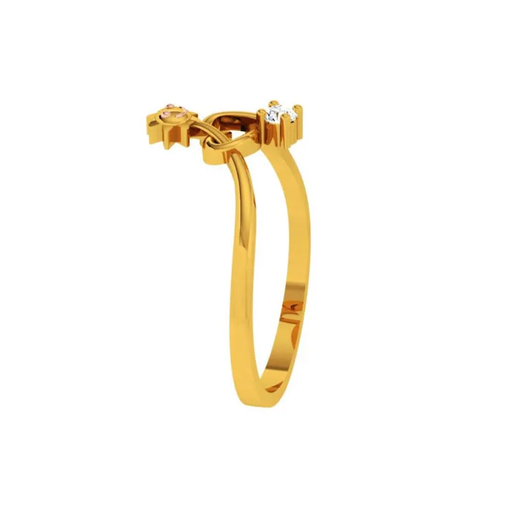 14KT (585) Yellow Gold Ring For Women