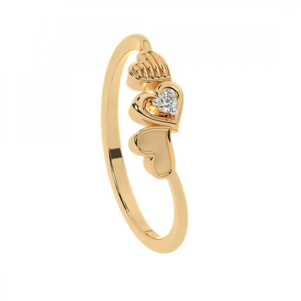 14KT (585) Yellow Gold Ring For Women