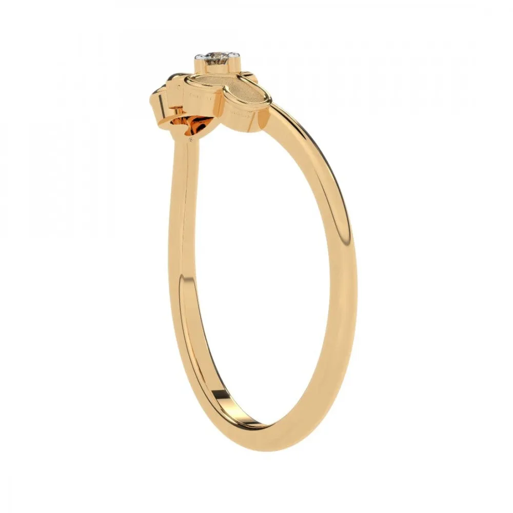 14KT (585) Yellow Gold Ring For Women