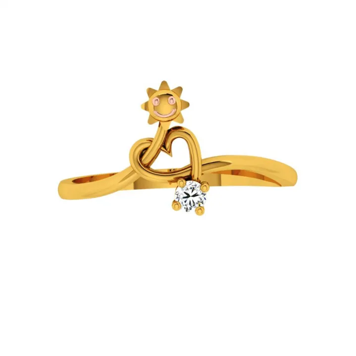 14KT (585) Yellow Gold Ring For Women