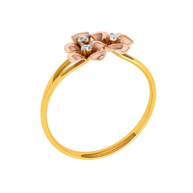 14KT (585) Yellow Gold Ring For Women