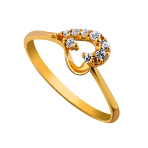14KT (585) Yellow Gold Ring For Women