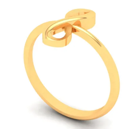 14KT Infinity Design Gold Ring From Amazea Collection