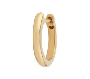 14KYG SHINY POLISHED SINGLE HOOP EARRING