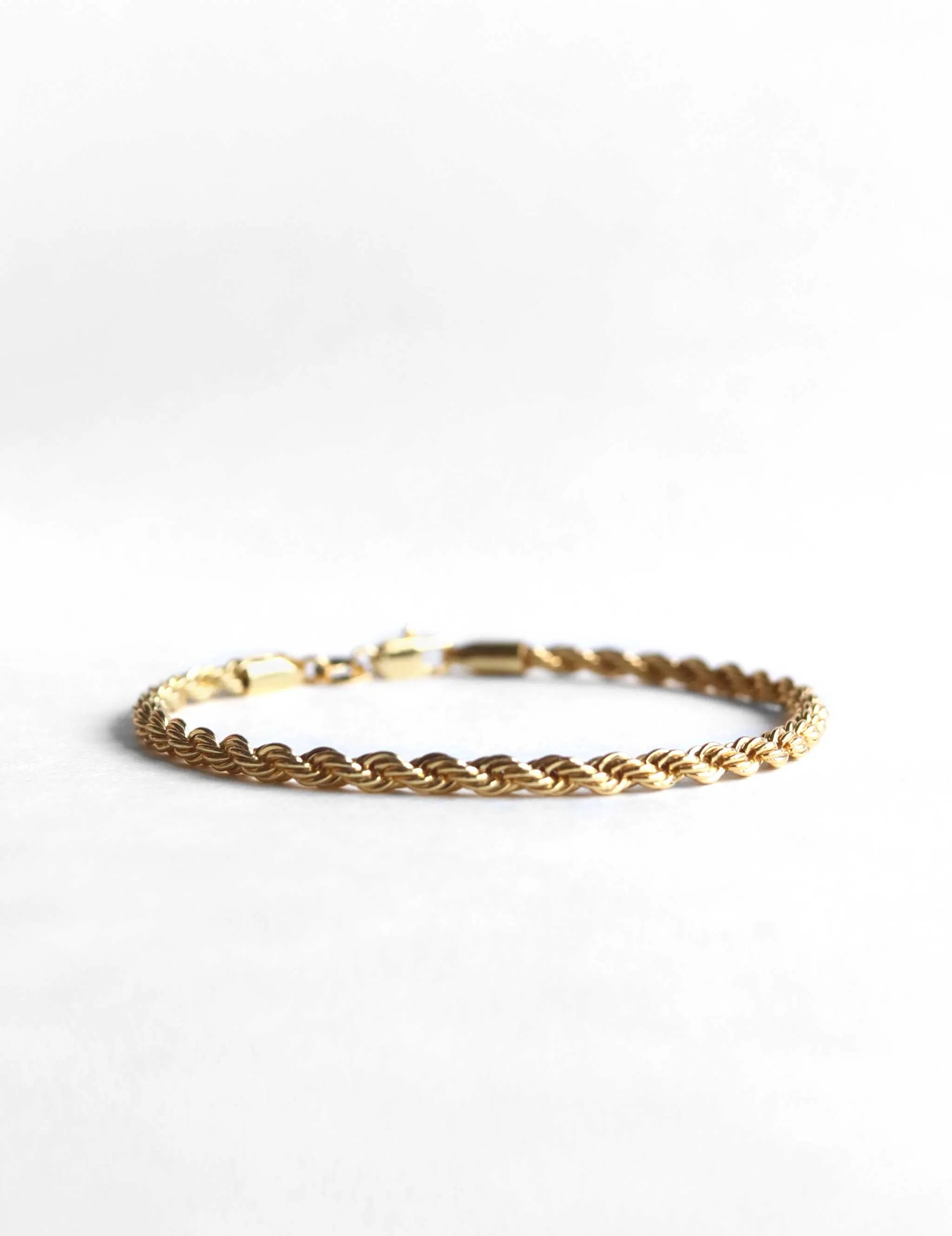 18k Gold Rope Bracelet