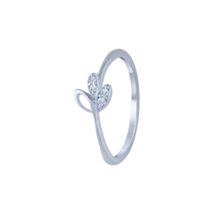 18KT (750) White Gold And Diamond Ring For Women