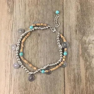 2018 new BAREFOOT SANDALS Boho barefoot beach bohemian anklet Hippie style Ankle bracelet Handmade Gypsy Wedding party jewelry