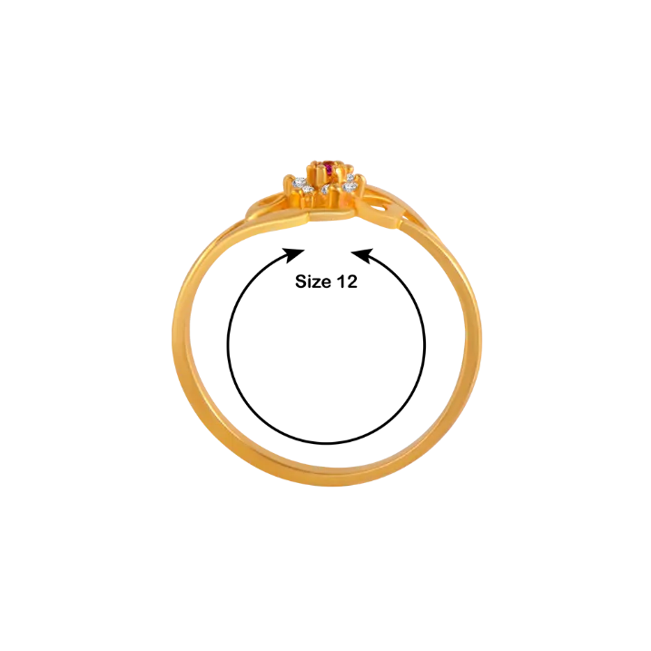 22k Intricately Detailed Unique Gold Ring