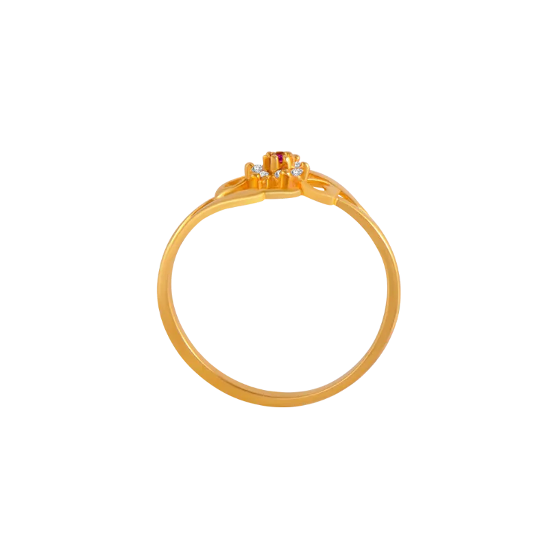 22k Intricately Detailed Unique Gold Ring