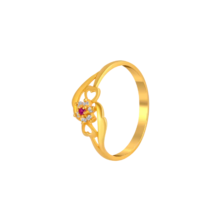 22k Intricately Detailed Unique Gold Ring