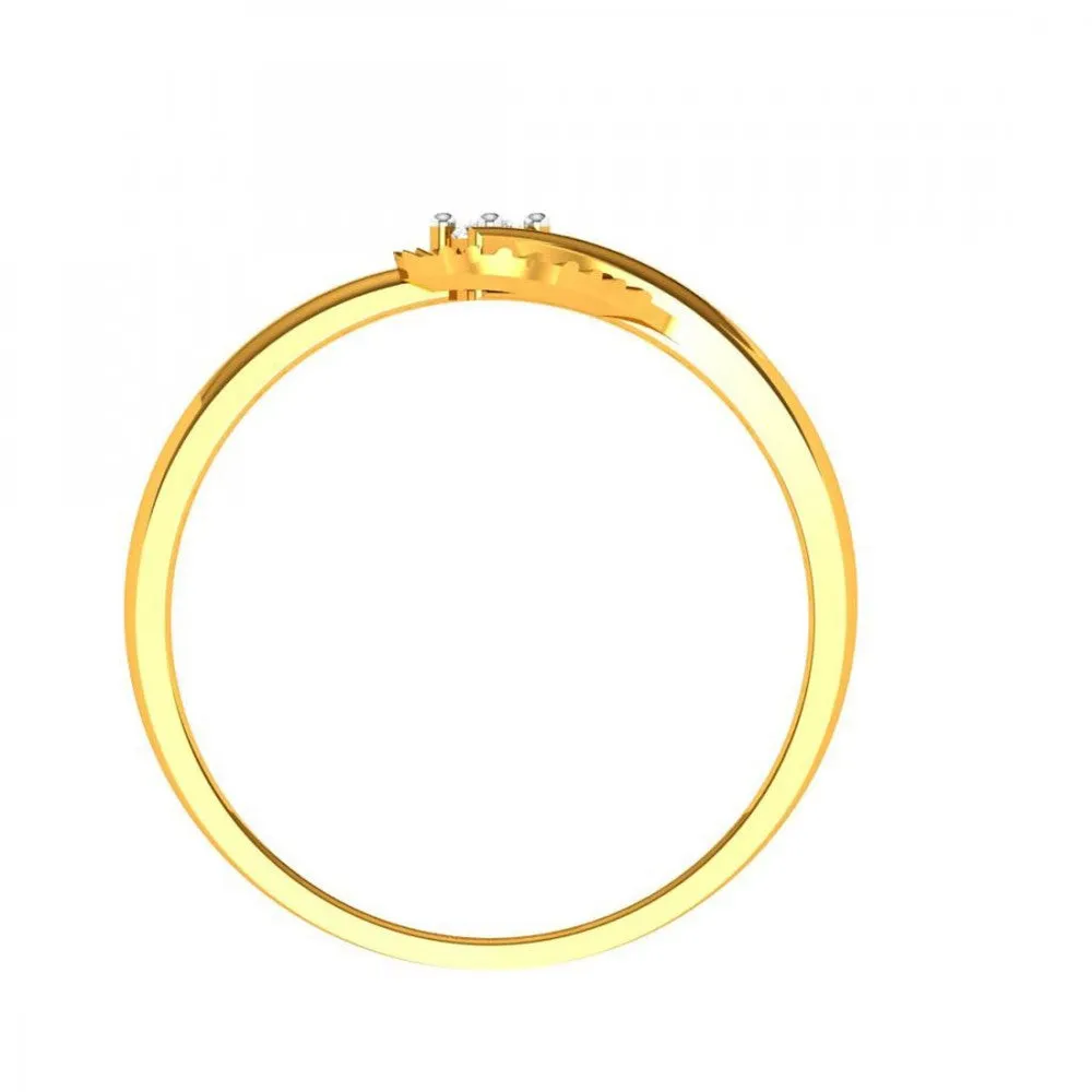 22KT (916) Yellow Gold Ring For Woman