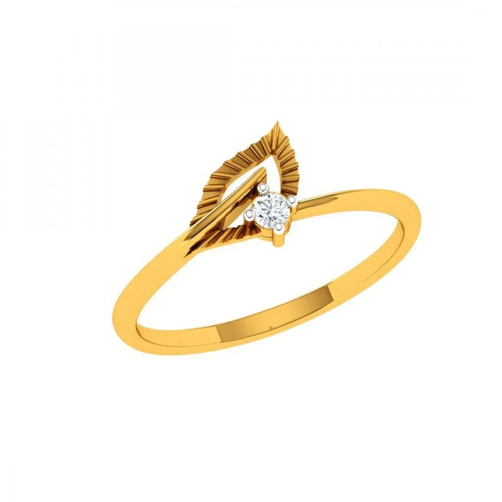 22KT (916) Yellow Gold Ring For Woman