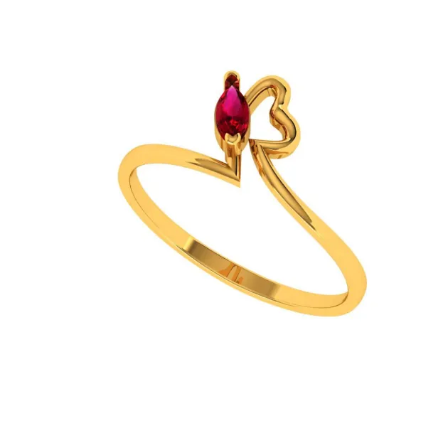 22KT (916) Yellow Gold Ring For Women
